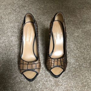Ugg Pony Hair Platform Heels